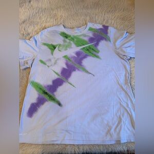 Nike Dri-FIT Tee with Green and Purple Accents